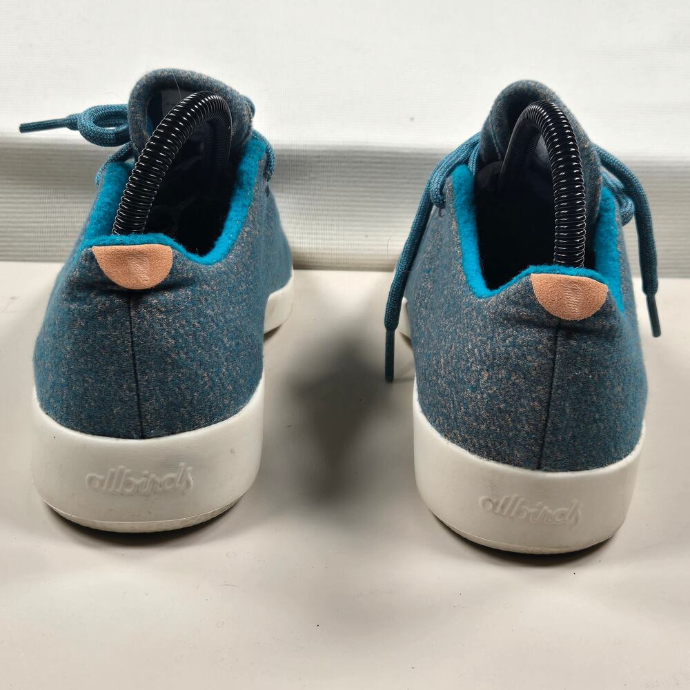 Allbirds Wool Low Top Runner Lace Up Blue Shoes Women's Size 8‎ - Picture 4 of 9